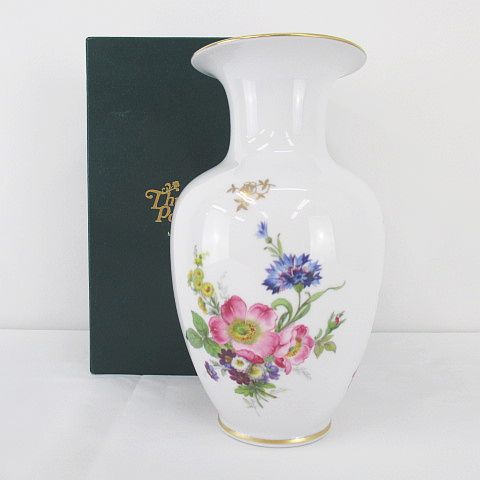 ヴィンテージ　ライヒェンバッハ　REICHNBACH 花入れです ライヘンバッハ Reichenbach 花瓶 花柄 ホワイト 白系 その他 077