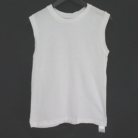 ヘインズ Hanes ノースリーブ カットソー タンクトップ M ホワイト 白系 透け感 無地 綿 コットン メンズ 077 ベクトルパーク ヘインズ Hanes ノースリーブ カットソー タンクトップ M ホワイト 白系 透け感 無地 綿 コットン メンズ 077 ベクトルパーク