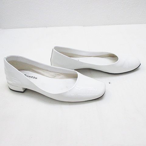 レペット　パンプス　38 ホワイト レペット Repetto ロンハーマン Ron Herman パンプス スクエア