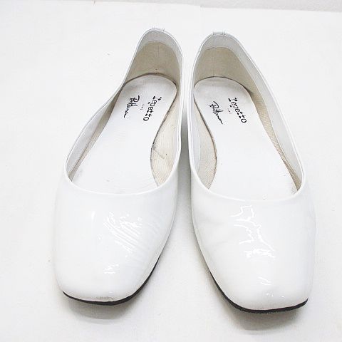 レペット　パンプス　38 ホワイト 楽天市場】レペット バレエシューズ ホワイトの通販