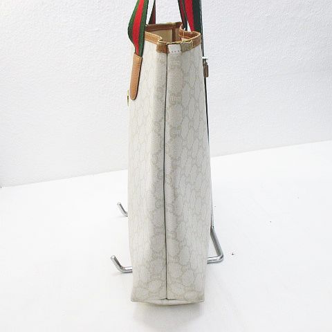 【美品】GUCCI スエード レザー シェリー トートバッグ イタリア製 グッチ GUCCI オールドグッチ シェリーライン トートバッグ GG柄