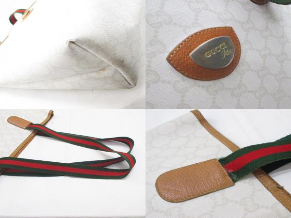 グッチ GUCCI オールドグッチ シェリーライン トートバッグ GG柄