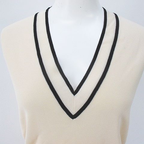 未使用品 シャネル CHANEL P47678K06020 14C ノースリーブ ニット