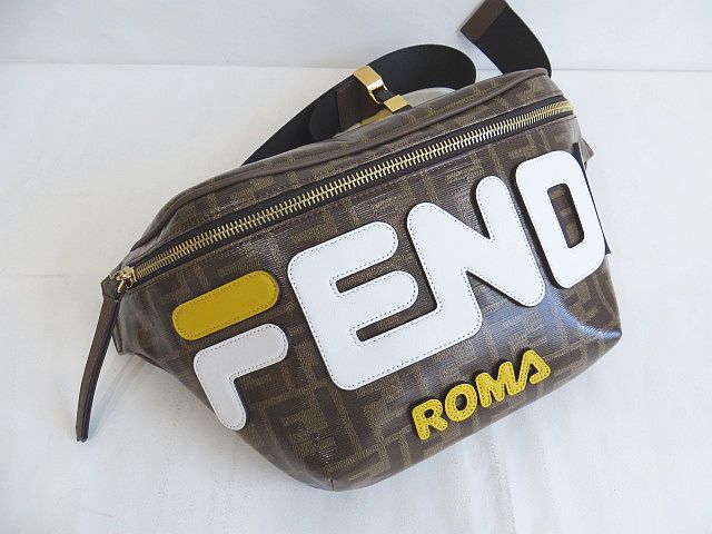 フェンディ FENDI 8BM006 FILA フィラ ボディバッグ ウエストバッグ 