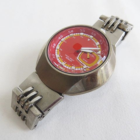 A25-487 SEIKO セイコーALB AアルバAKA V707-0A10 SEIKO ALBA AKA V707-0A10 A25-487 Quartz Watch Silver Case