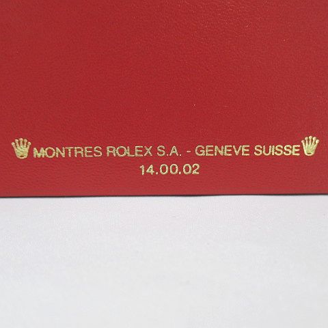 ロレックス ROLEX 内箱 腕時計入れ 純正 付属品 赤系 レッド
