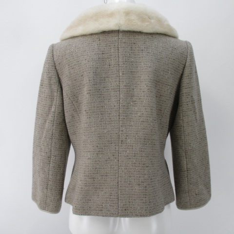 フォクシー FOXEY 36253-AJFG08KN マロンツイード ジャケット 40 