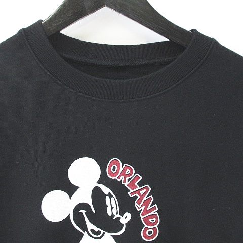 フレームワーク Framework 長袖 トレーナー スウェット ブラック 黒系