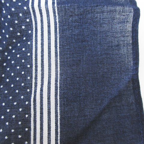 未使用品 ピエールカルダン Pierre Cardin ハンカチ 水玉 ドット