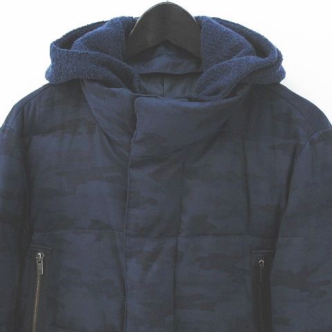 ランバンオンブルー LANVIN en Bleu 迷彩柄 ダウンジャケット コート  