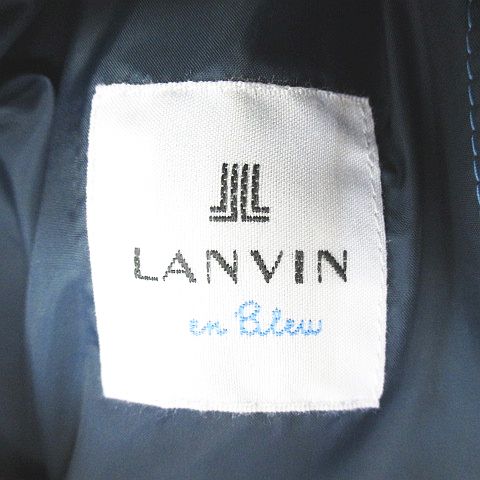ランバンオンブルー LANVIN en Bleu 迷彩柄 ダウンジャケット コート