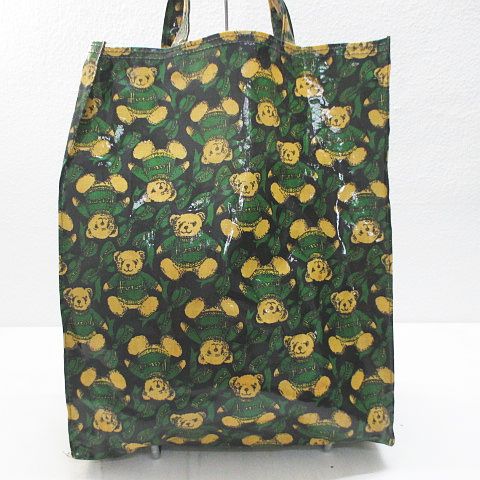 Harrods エコバッグ ダークグリーン クマ gRon トートバック in クマ
