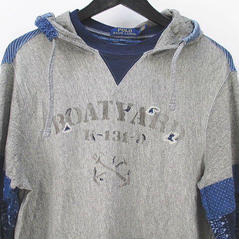 ポロ ラルフローレン POLO RALPH LAUREN パッチワークパーカ 長袖  