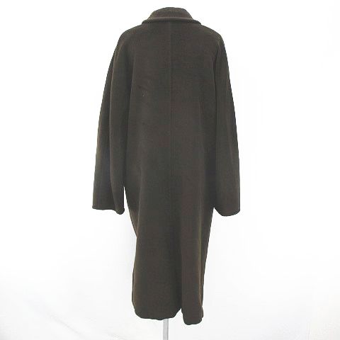マックスマーラ MAX MARA ロングコート ダブル カシミヤ混 42 茶 マックスマーラ MAX MARA ロングコート ダブル カシミヤ混 42 茶