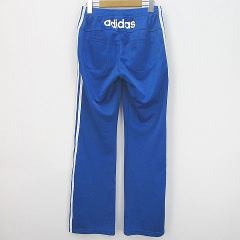 アディダスネオ adidas neo ロング丈 ジャージパンツ L 青系