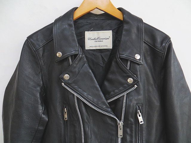 アンダーカバー UNDERCOVER UCA4202 レザー ライダースジャケット 革 