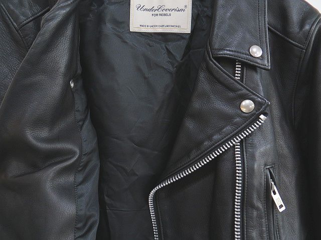 アンダーカバー UNDERCOVER UCA4202 レザー ライダースジャケット 革