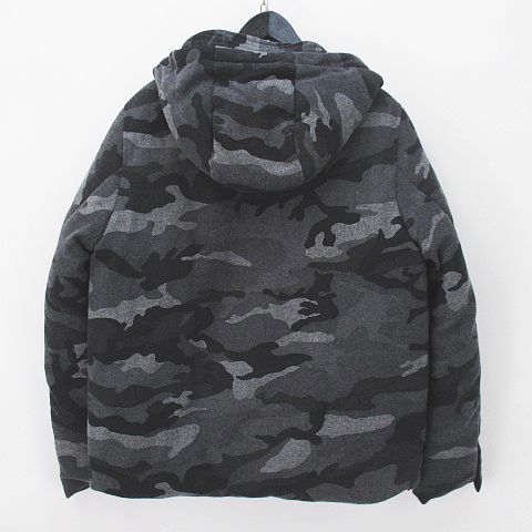モンクレール MONCLER gamme bleu ガムブルー 迷彩柄 ウール ダウン