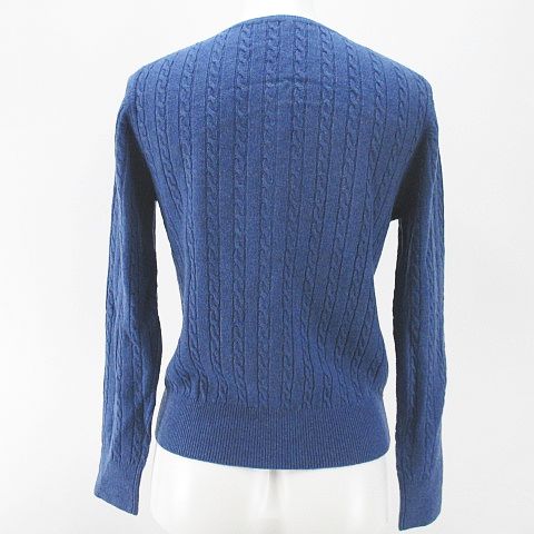 クミキョク 組曲 KUMIKYOKU 長袖 カーディガン ニット S2 ブルー 青系 