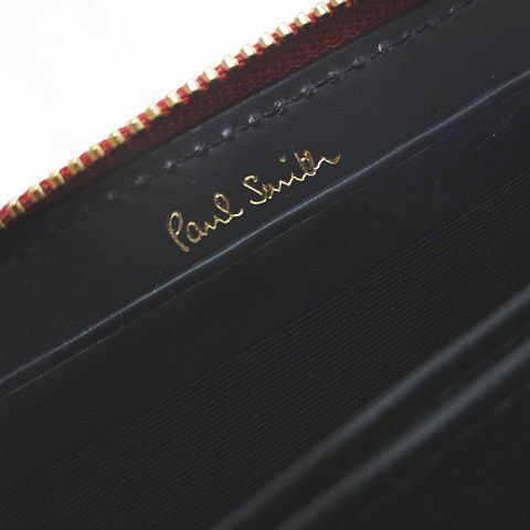 未使用★PS BY PAUL SMITH ウサギプリント長財布　ポールスミス ポールスミス PAUL SMITH 長財布 ラウンドジップ レザー うさぎ