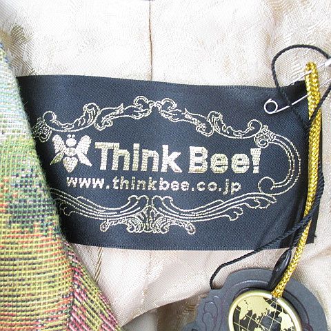 シンクビー! Think Bee 花柄 ゴブラン ロングチェスターコート 9 