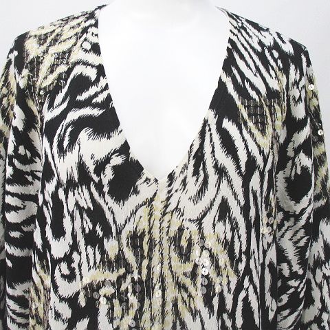 MARINA RINALDI マリナリナルディ ニット ベスト スパンコール