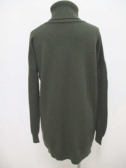 セオリーリュクス theory luxe 長袖 ニット セーター タートル 38 緑  