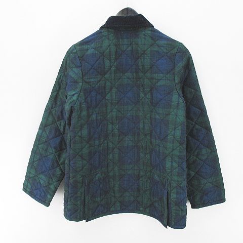 ラベンハム LAVENHAM キルティングベスト【36】グリーン ネイビー 