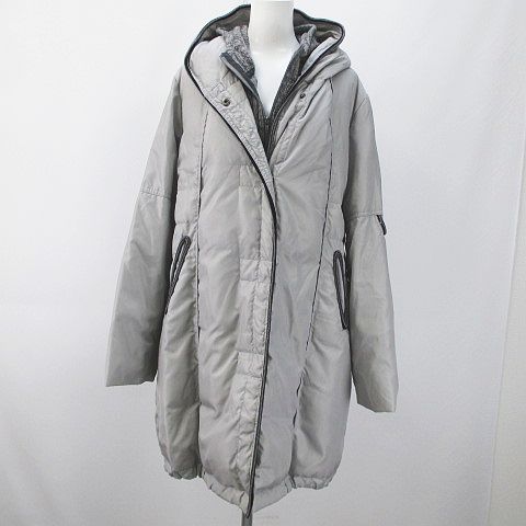 グリッツァーン glitzern ダウンコート ロング ライナー付 ニット L 