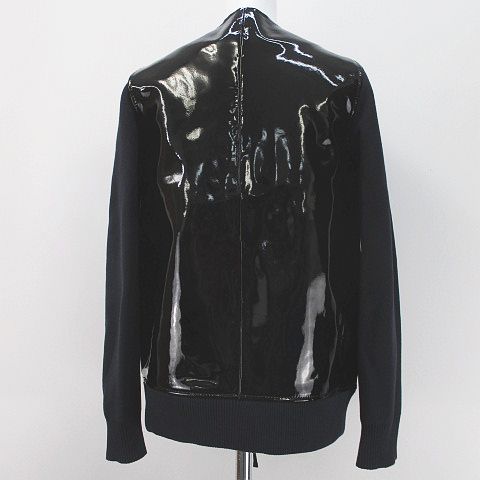 未使用品 マルニ MARNI H＆M コラボ エナメルレザー 本革 ノーカラー 