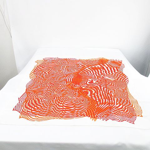 エルメス HERMES 大判 スカーフカレ 90 ONDE DE CHIC 洗練の波 絹