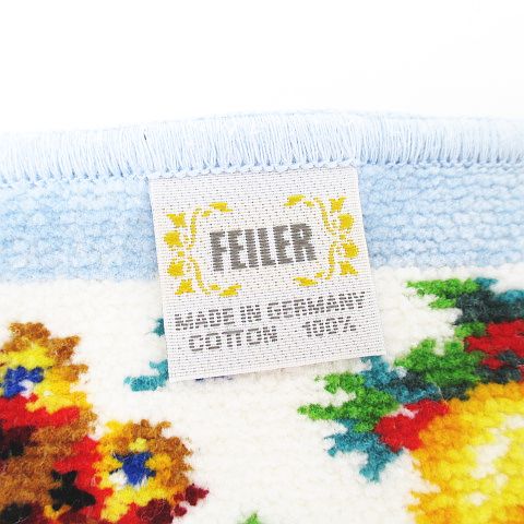 フェイラー FEILER てんとう虫 鳥 蝶柄 ミニ ハンド タオル