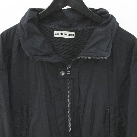 イッセイミヤケメン ISSEY MIYAKE MEN モッズコート ジャケット M 黒系 