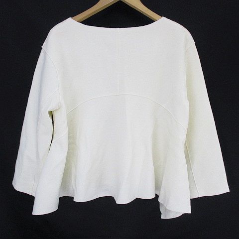 チェスティ Chesty 七分袖 ニット カットソー ビジュー 1 ホワイト  