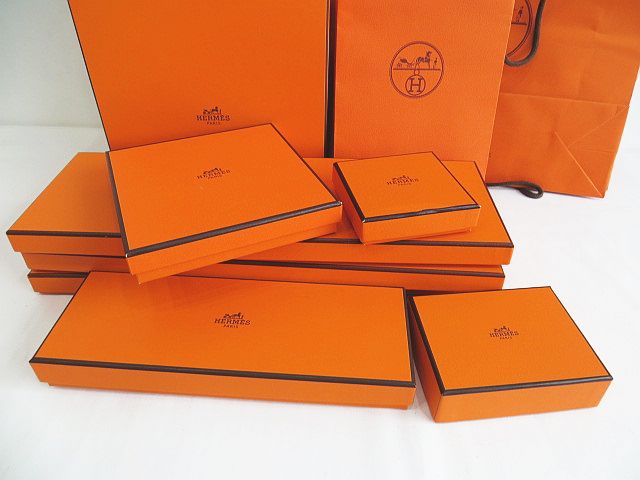 エルメス Hermes ショップ袋 紙袋 純正 オレンジ 小物箱 化粧箱 小中のみ レディース 077 ベクトルパーク
