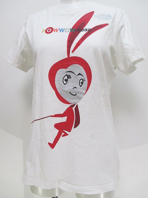 ザノースフェイス The North Face パウアウ アエアア Powwow Aeaa セブンネーチャーウサギ 半袖 Tシャツ L 白系 ホワイト プリント キッズ 子供服 077 ベクトルパーク