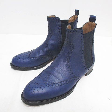エルメス HERMES サイドゴアブーツ ブーツ 靴 メダリオン 35.5 