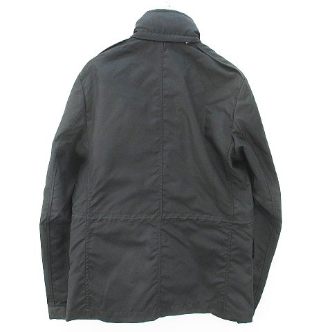 グッチ Gucci シェリーボタン ナイロンジャケット 48 ブラック 黒系 収納フード ジップアップ 比翼 ボタン ストレッチ メンズ 077 ベクトルパーク
