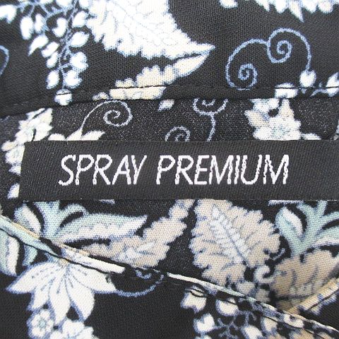 スプレイプレミアム SpRay PREMIUM 花柄 フラワー 半袖 ミモレ丈