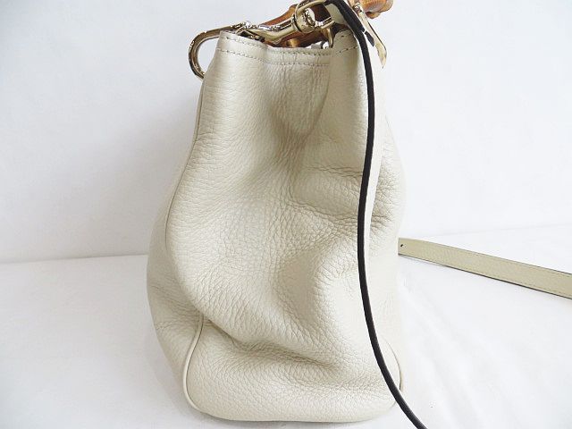グッチ GUCCI バンブー ショッパースモール 2WAY トートバッグ 