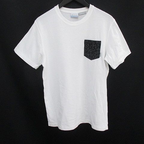 Columbia / 半袖カットソー/M/ポリエステル/白/125 PL3662/オムニウイック コロンビア Columbia オムニウィック OMNI-WICK 半袖 Tシャツ