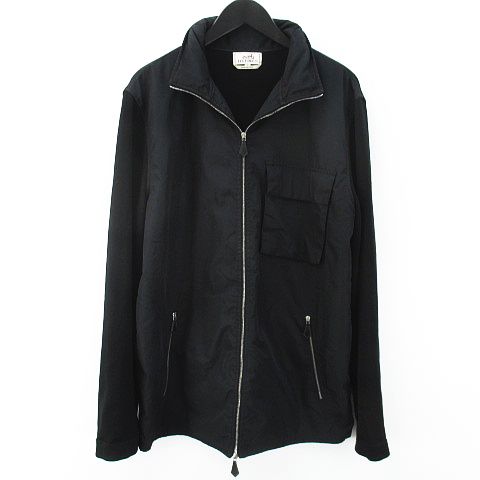 エルメス HERMES ニットジャケット 収納フード L ブラック 黒系 エルメス HERMES ニットジャケット 収納フード L ブラック 黒系