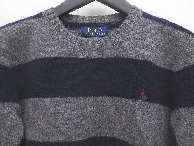 ポロ ラルフローレン POLO RALPH LAUREN ボーダー柄 長袖 ニット