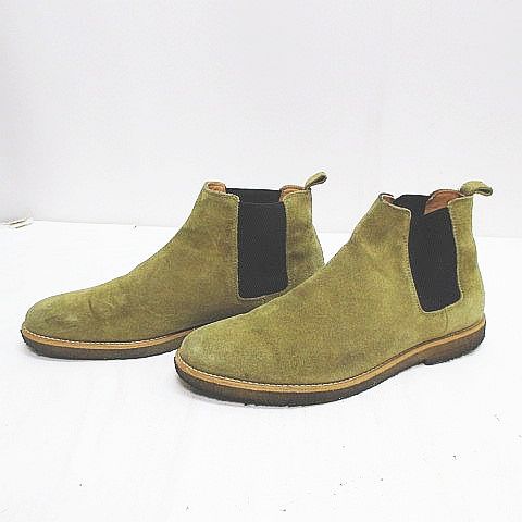 ソフネット Sophnet サイドゴアブーツ チェルシーブーツ 42 ベージュ スエード メンズ 077 ベクトルパーク