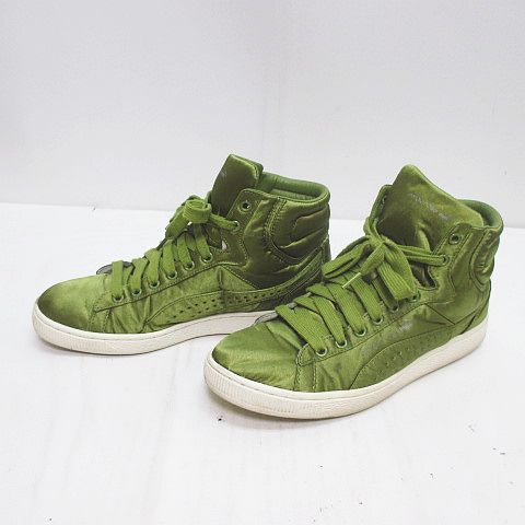 セルジオロッシ Sergio rossi puma プーマ コラボ FIRST ROUND SATIN 