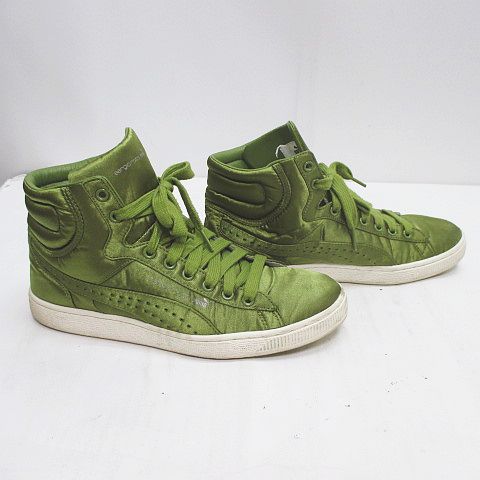 セルジオロッシ Sergio rossi puma プーマ コラボ FIRST ROUND SATIN 