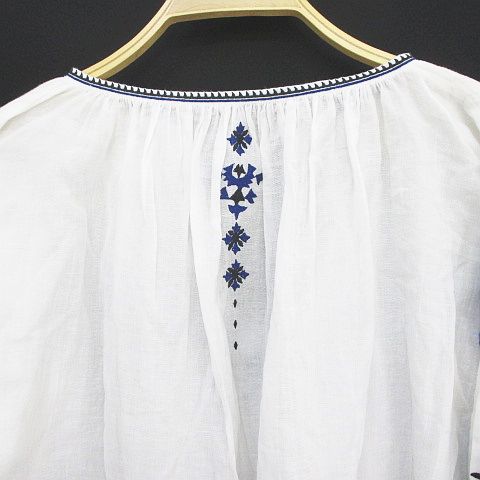 トゥモローランド マカフィー 刺繍入り ホワイトブラウス 36