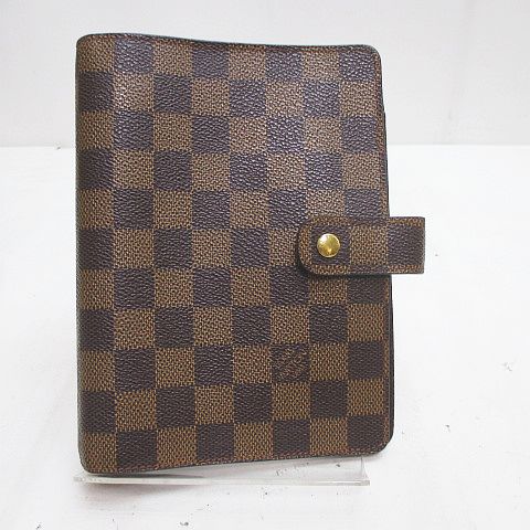 ルイヴィトン LOUIS VUITTON 手帳カバー ダミエ アジェンダ MM R20701