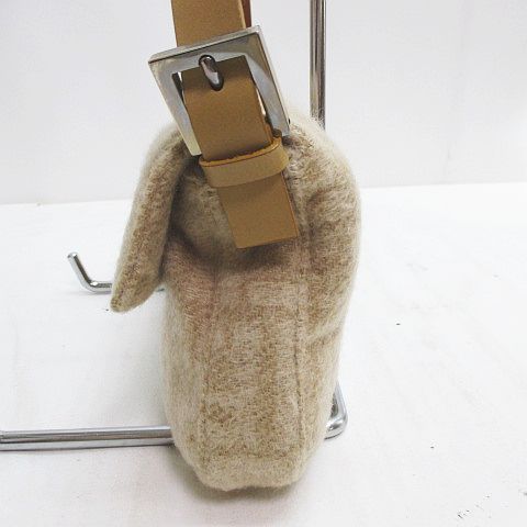 フェンディ FENDI ズッカ柄 マンマバケット ウール ワンショルダー 