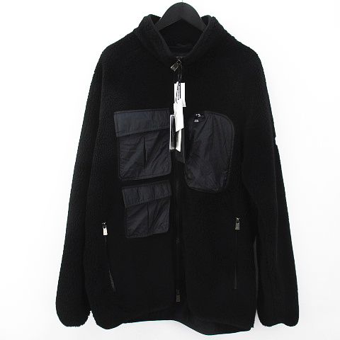 未使用品 タトラス Tatras Mtks4213 ボアジャケット フリース 05 ブラック 黒系 裏地メッシュ ジップアップ タグ付き メンズ 077 ベクトルパーク